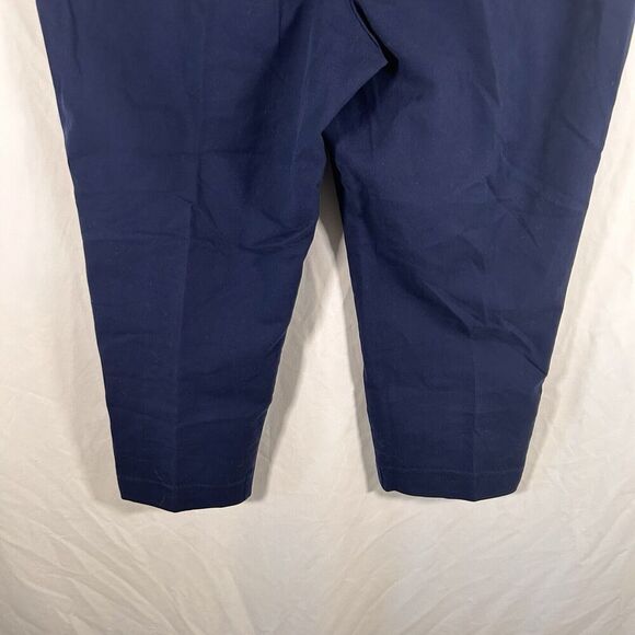 Chico's Pants Women's 14 Blue Crop Fabulously Slimming Pockets High Rise - Picture 8 of 8